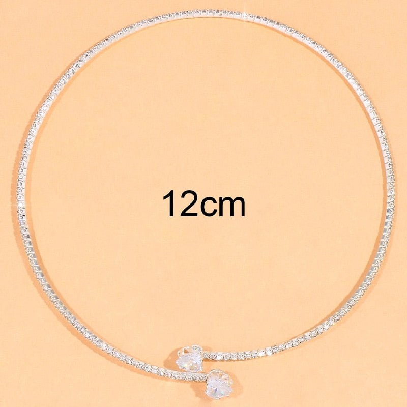 CRYSTAL Necklace | Silver